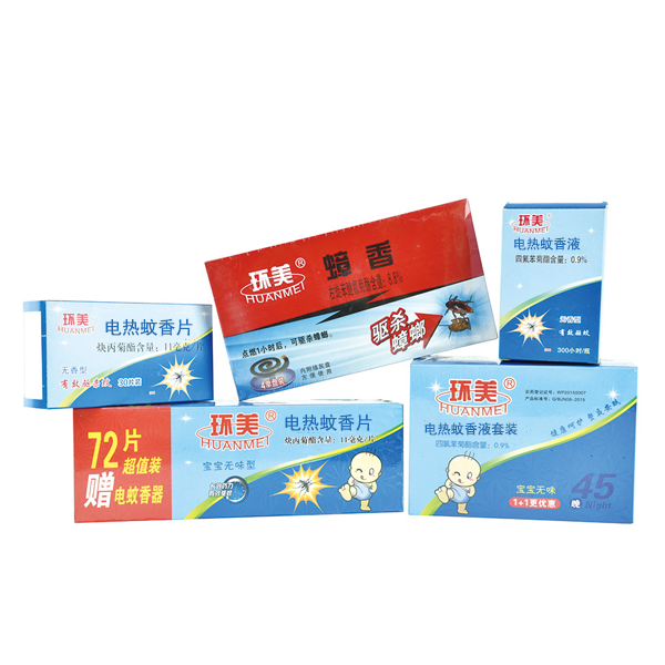 環(huán)美-蟑香、電熱蚊香液、電熱蚊香片